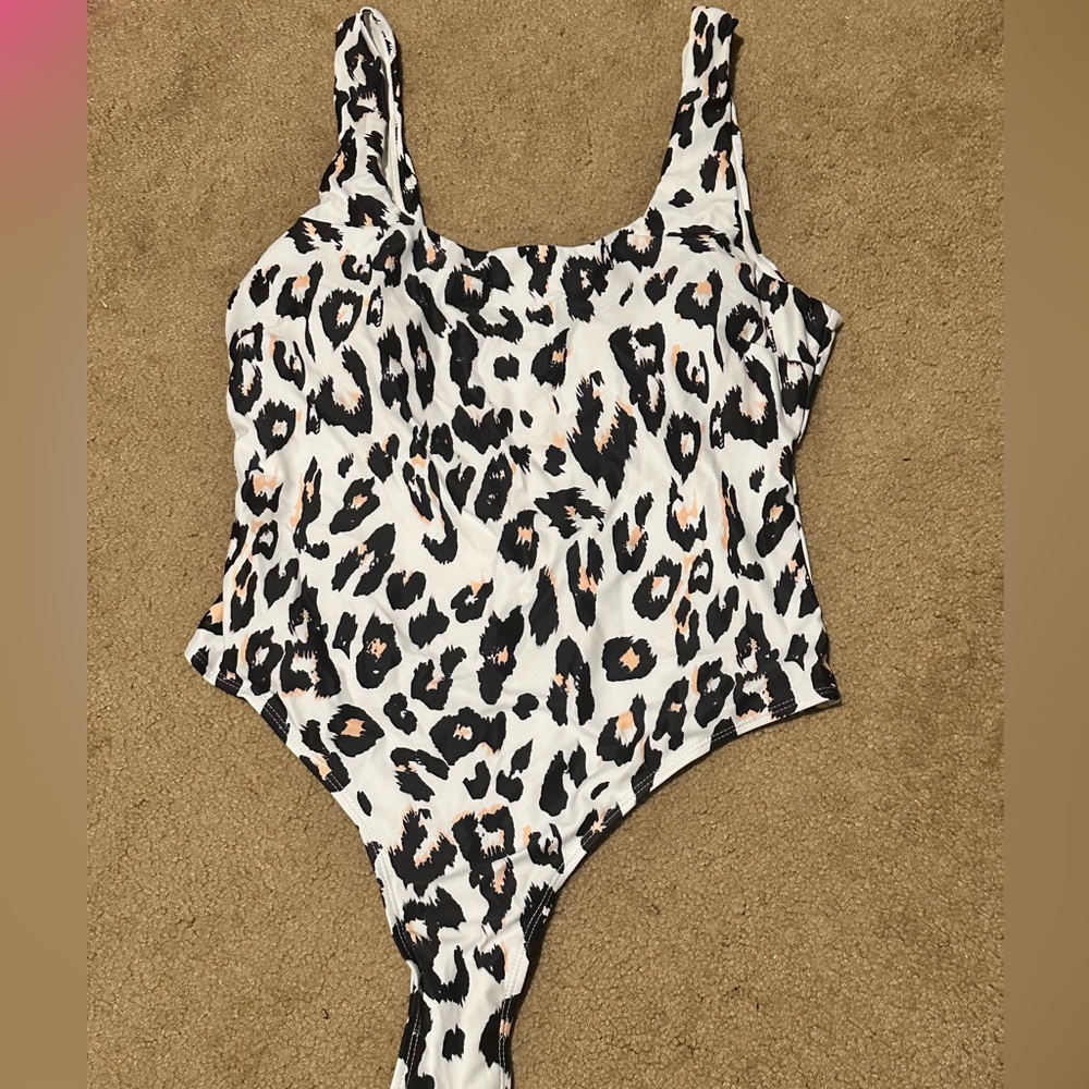 Shein Leopard One Piece Suimsuit